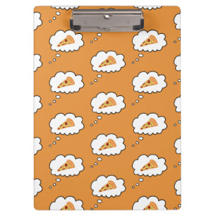 Pizza Thoughts Klemmbrett