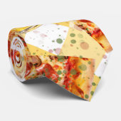 Pizza time Beer time Krawatte (Gerollt)