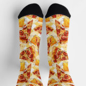 Pizza time Beer time Socken (Oben)