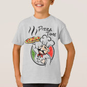 Pizza Time Boy's Basic T - Shirt (Vorderseite)