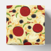 Pizza Toppings Pattern Geschenkschachtel (Oben)