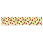 Pizza Toppings Pattern Kurzer Tischläufer (Horizontal)