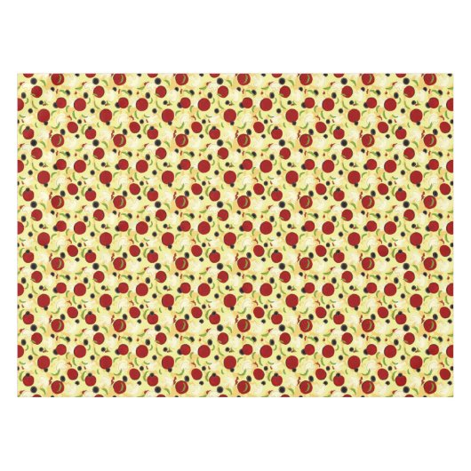 Pizza Toppings Pattern Tischdecke (Vorderseite (Horizontal))