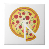 Pizza-Torte Fliese (Vorderseite)