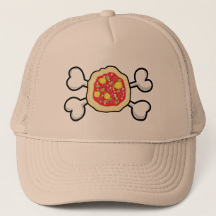 Pizza Totenkopf Truckerkappe