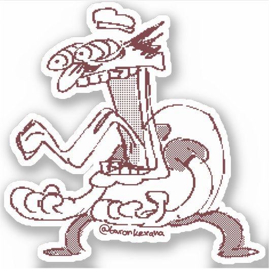 Pizza Tower Peppino Spaghetti Sticker (Vorderseite)