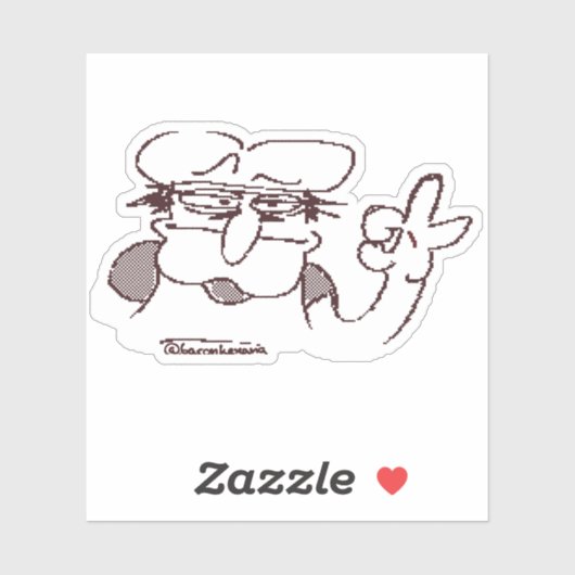 Pizza Tower Peppino Spaghetti Sticker (Blatt)