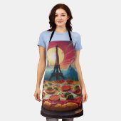 Pizza Tower Schürze (Getragen)