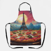 Pizza Tower Schürze (Vorderseite)