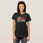 Pizza Transportation Engineer Food Delivery Typ T-Shirt (Vorne ganz)