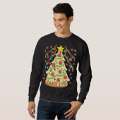 Pizza tree Ugly Christmas Sweater Sweatshirt (Vorne ganz)