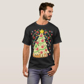 Pizza tree Ugly Christmas Sweater T-Shirt (Vorne ganz)