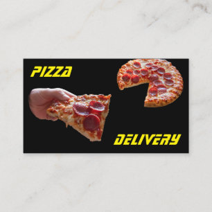 Pizza Typ Pizza Lieferservice als Pizza Taxi Taxi Visitenkarte