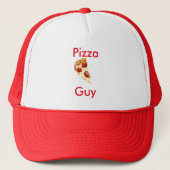 Pizza Typ Trucker Hat Truckerkappe (Vorderseite)
