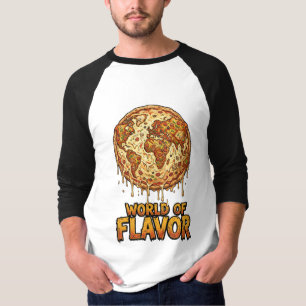 Pizza-Überlastungs-Planet T-Shirt