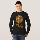 Pizza-Überlastungsplanet T-Shirt (Vorne ganz)