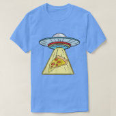 Pizza Ufo Abduction Pizza Lover T - Shirt (Design vorne)