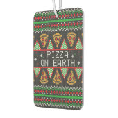 Pizza Ugly Christmas Sweater Autolufterfrischer (Links)