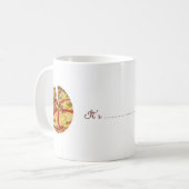 Pizza Uhrzeit Kaffeetasse (Vorderseite Links)