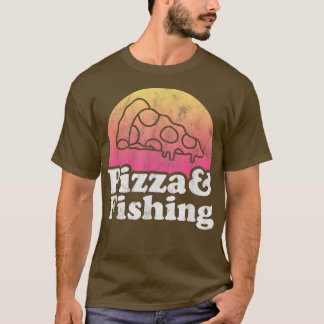 Pizza und Angeln oder Fisch  T-Shirt