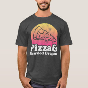 Pizza und Bartdrachen oder Bartdrache518 T-Shirt