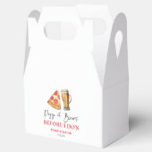 Pizza und Bier vor dem Ja-Wort: Probeessen Geschenkschachtel (Geöffnet)