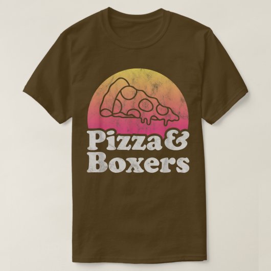 Pizza und Boers oder Boer529 T-Shirt (Design vorne)