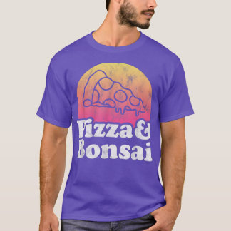 Pizza und Bonsai Tree T-Shirt
