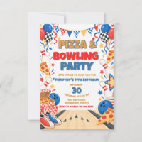 Pizza- und Bowling-Geburtstagsfeier Geburtstagsjun