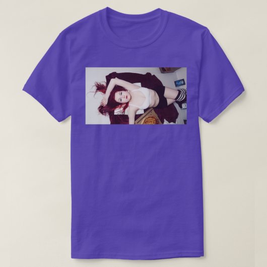 Pizza und Chill Pinup T-Shirt (Design vorne)