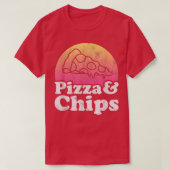 Pizza und Chips T-Shirt (Design vorne)