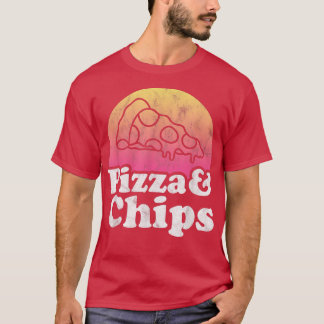 Pizza und Chips T-Shirt
