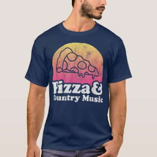 Pizza und Country Music  T-Shirt