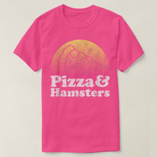 Pizza und Hamster oder Hamster T-Shirt (Design vorne)