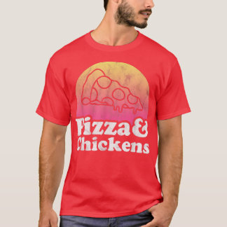 Pizza und Hühner T-Shirt