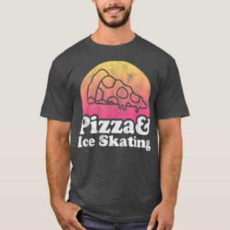 Pizza und Ice-Skaten T-Shirt