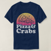 Pizza und Krebse oder Krebse  T-Shirt (Design vorne)
