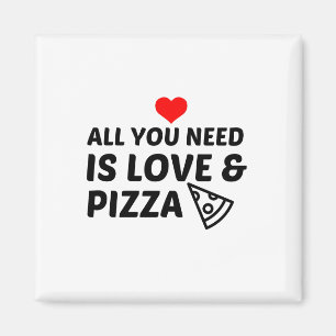 PIZZA UND LIEBE MAGNET