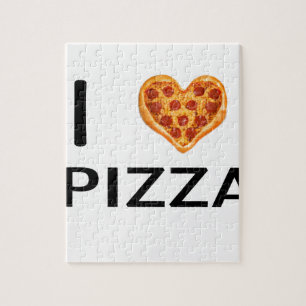 Pizza und Liebe Puzzle