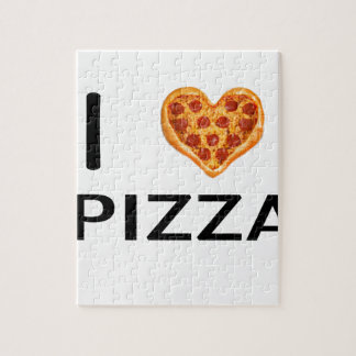 Pizza und Liebe Puzzle