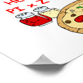PIZZA und Mathematik Poster (Ecke)