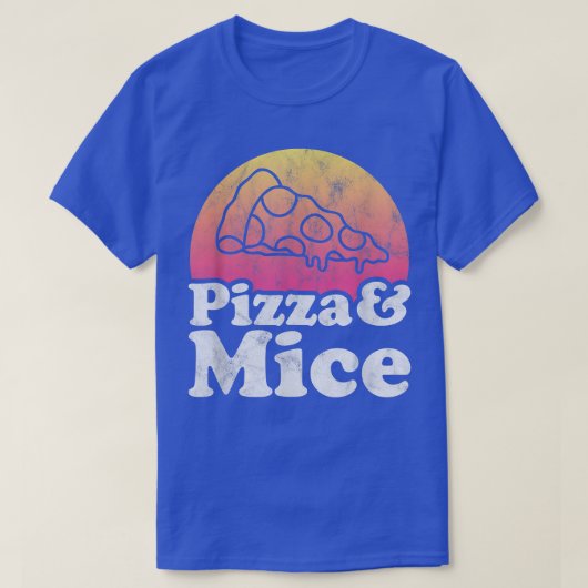 Pizza und Maus T-Shirt (Design vorne)