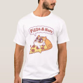 Pizza und Nickerchen mit Pizza T-Shirt (Vorderseite)