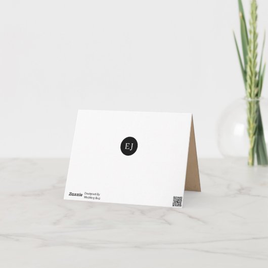 Pizza und Olivenöl Vielen Dank Dankeskarte (Rückseite)