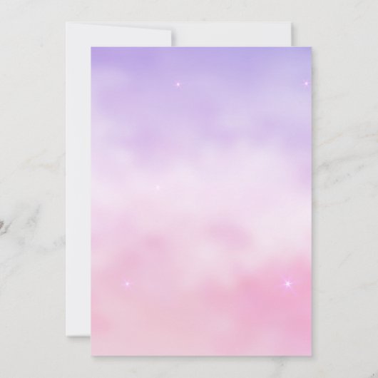 Pizza und Pajamas Geburtstag Einladung (Rückseite)