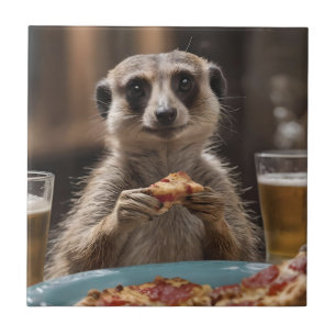 "Pizza und Pints: Eine perfekte Snackpause für Mee Fliese