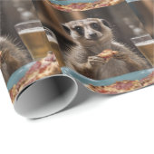 "Pizza und Pints: Eine perfekte Snackpause für Mee Geschenkpapier (Rolleneckpunkt)