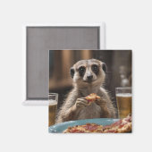 "Pizza und Pints: Eine perfekte Snackpause für Mee Magnet (Vorderseite/Rückseite)