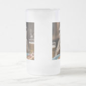 "Pizza und Pints: Eine perfekte Snackpause für Mee Mattglas Bierglas (Mittel)