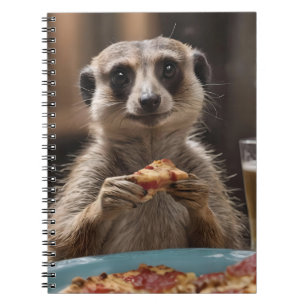 "Pizza und Pints: Eine perfekte Snackpause für Mee Notizblock